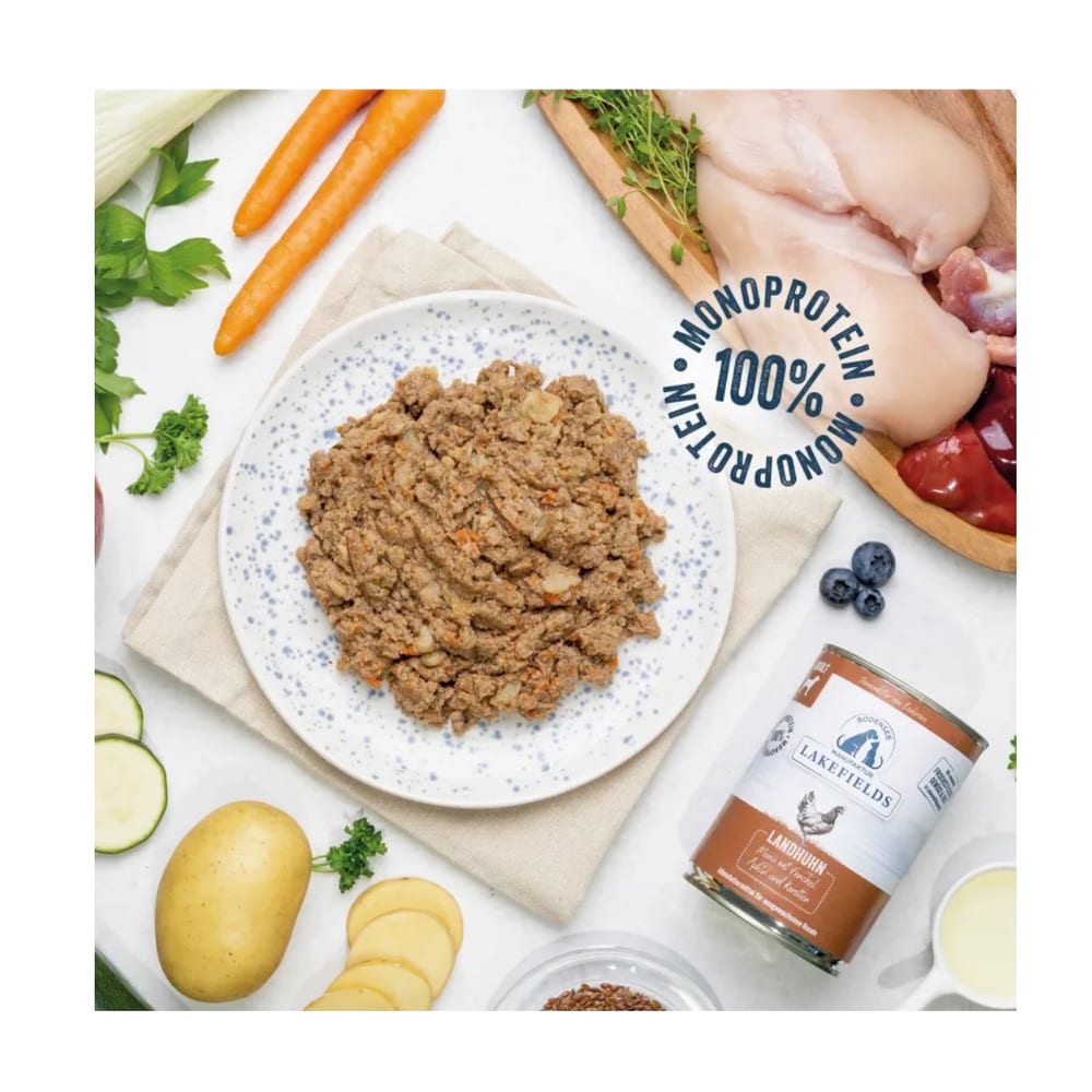 Landhuhn mit Fenchel, Äpfeln & Kartoffeln - Dose