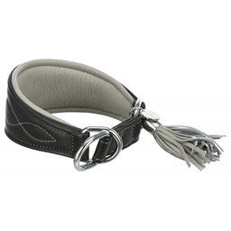 Active Comfort Halsband für Windhunde, schwarz/grau