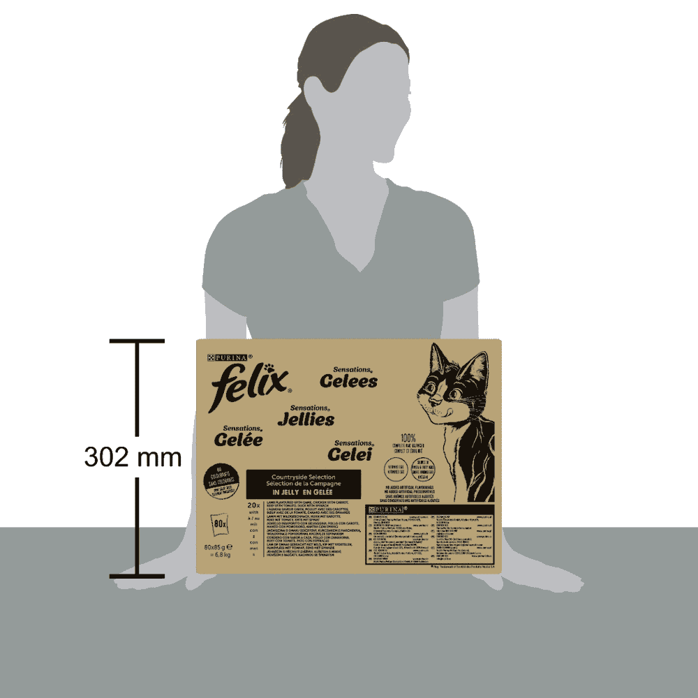 Sensations Countryside Selection in Gelee Mega-Pack 80x85g