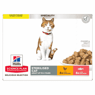 Feline Sterilised Cat Delicious Selection Salmon & Chicken - Sachet
