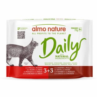 Daily Multipack mit Huhn&Rind und Huhn&Ente