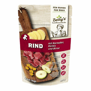 Rind mit Kartoffel, Kürbis und Birne