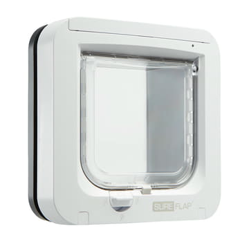 SureFlap Microchip Katzentür grau/weiss