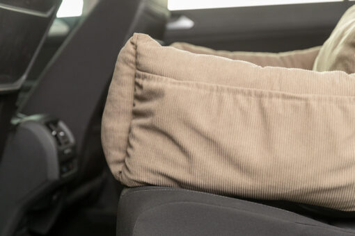 Autositz doppelt, taupe