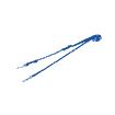 Doppelführleine Control blau