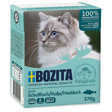 Cat Bouchées en gelée églefin