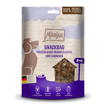 Dog Snackbag - vorzügliches Muskelfleisch vom Kaninchen