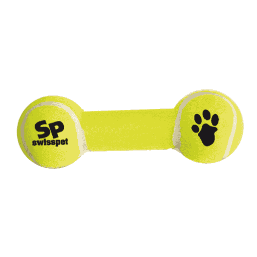 swisspet Smash&Play Haltère de tennis, 20cm