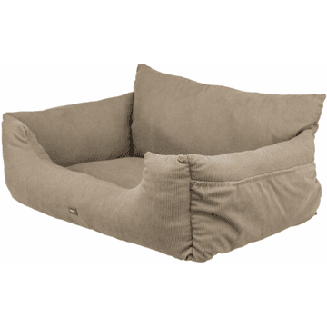 Autositz doppelt, taupe