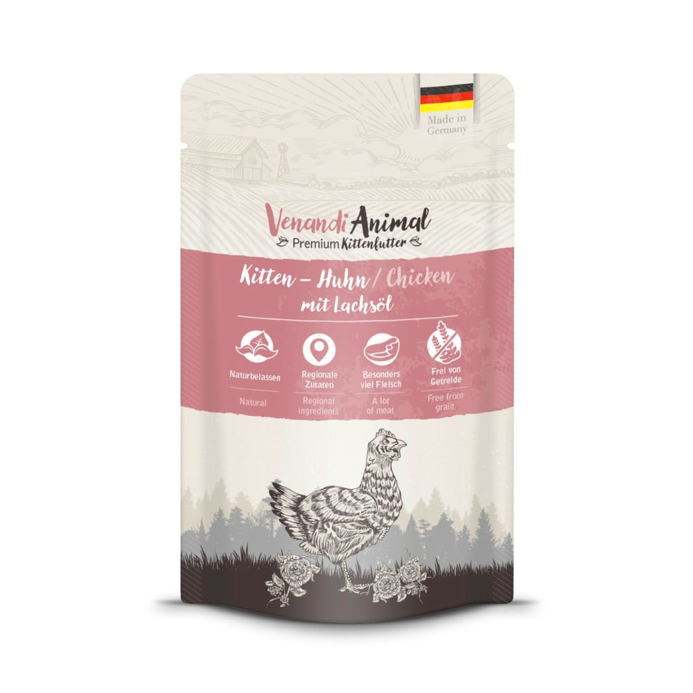 Kitten - Huhn mit Lachsöl