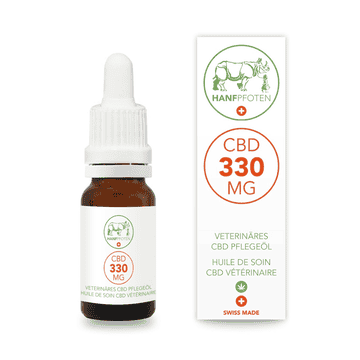 CBD Pflegeöl 330mg für Hunde mittelgrosser Rassen