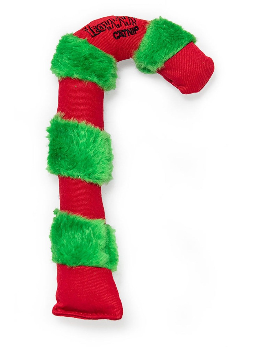 Candy Cane cat toy