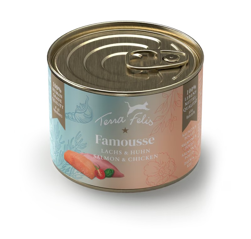 Famousse Katze getreidefrei Lachs+Huhn