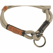 BE NORDIC Zug-Stopp-Halsband sand/ schwarz