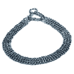 Collier en chaîne à 3 rangs avec arrêt de traction