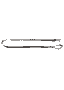 Touring Bungee Leash Black/Grey