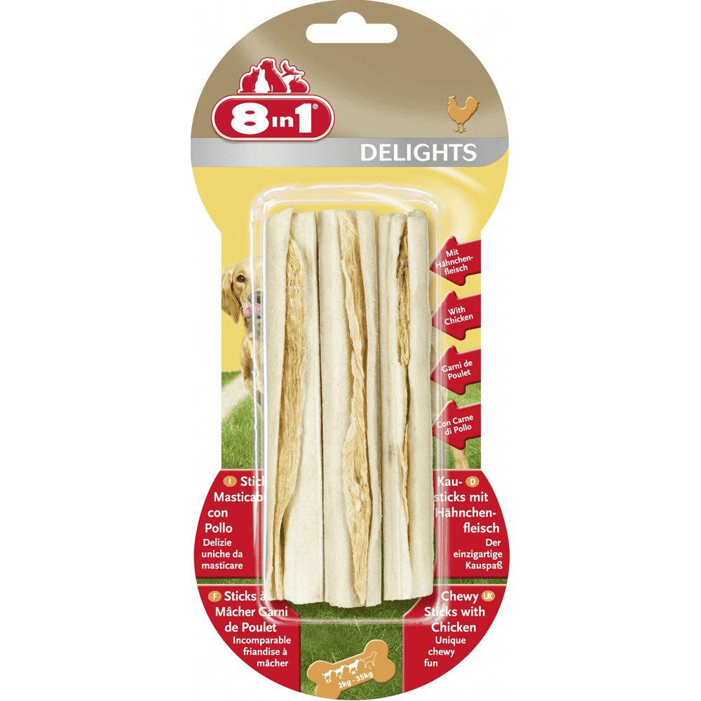 Delights Kausticks mit Hähnchenfleisch