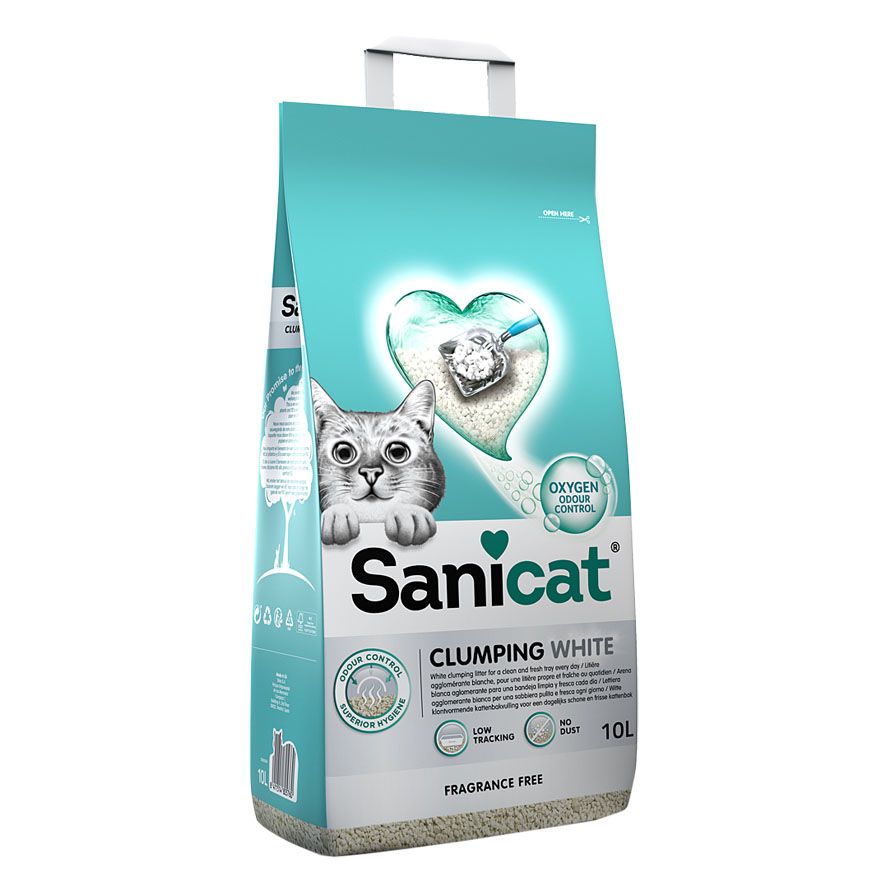 Cat litter Clumping White Neutral