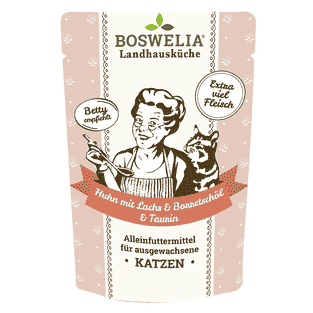 Huhn &amp; Lachs mit Borretschöl