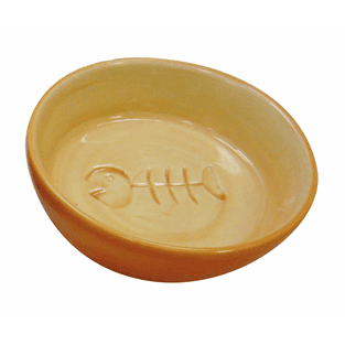 Katzennäpfe mit Fischmotiv