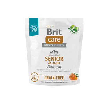 Care Dog Grainfree - Senior & Light - Salmon - Skin & Coat
