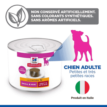 Canine Small & Mini Breed Chicken - Boîte