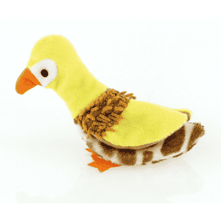 Jouet pour chats canard crécelle
