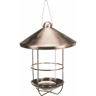 Futterspender mit Schutzgitter, Metall