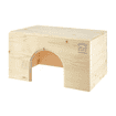 Maisonnette pour lapins avec grand portail