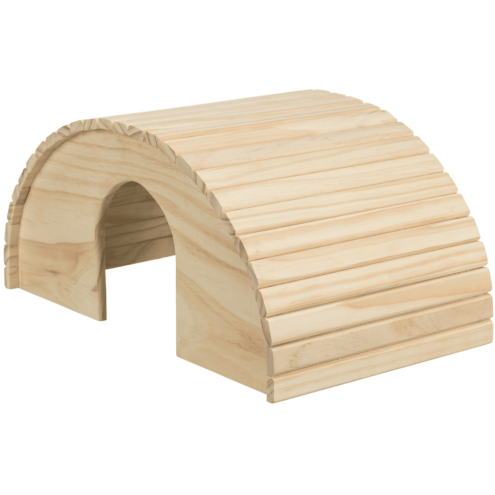 Nail-free round house for rabbits