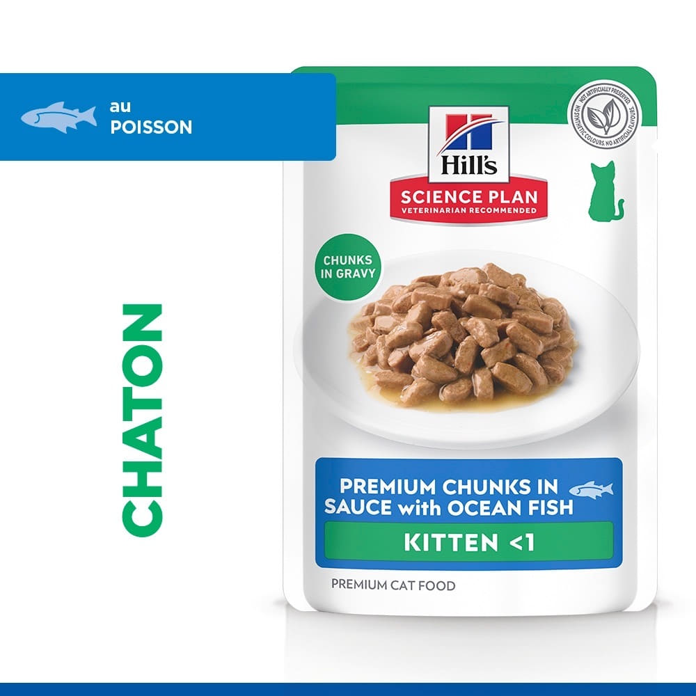 Kitten Ocean Fish - Sachets de nourriture fraîche