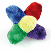 Croix double en peluche