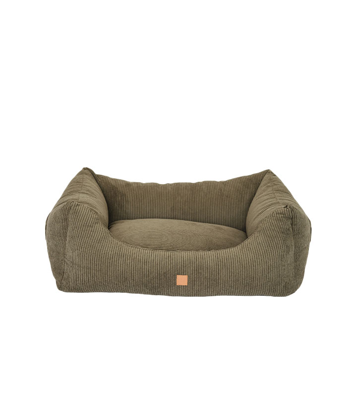 Lit pour chien Kingston Cord Double Face kaki