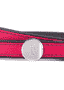 Firenze Vitello Hundeleine aus Leder in pink
