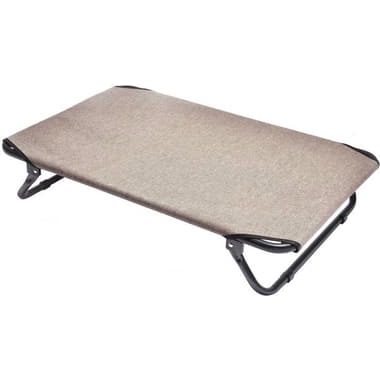 Chaise longue pliable beige pour chien