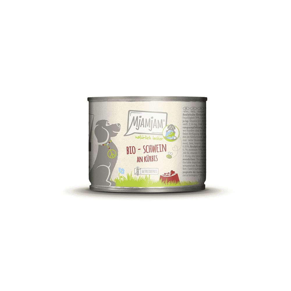 Dog naturally delicious- BIO pork with pumpkin
