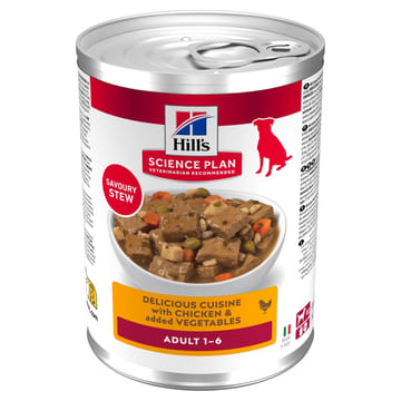 Canine Adult 1-6 Delicious Cuisine with chicken & added vegetables boîte