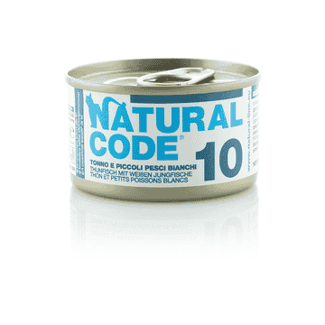 10 Adult Cat Thunfisch und kleine weisse Fische