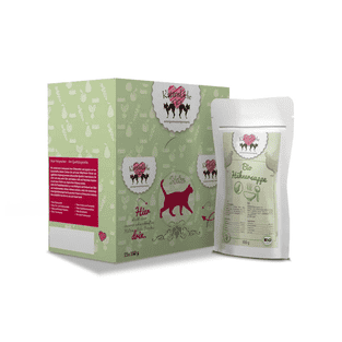Soupe de poulet bio