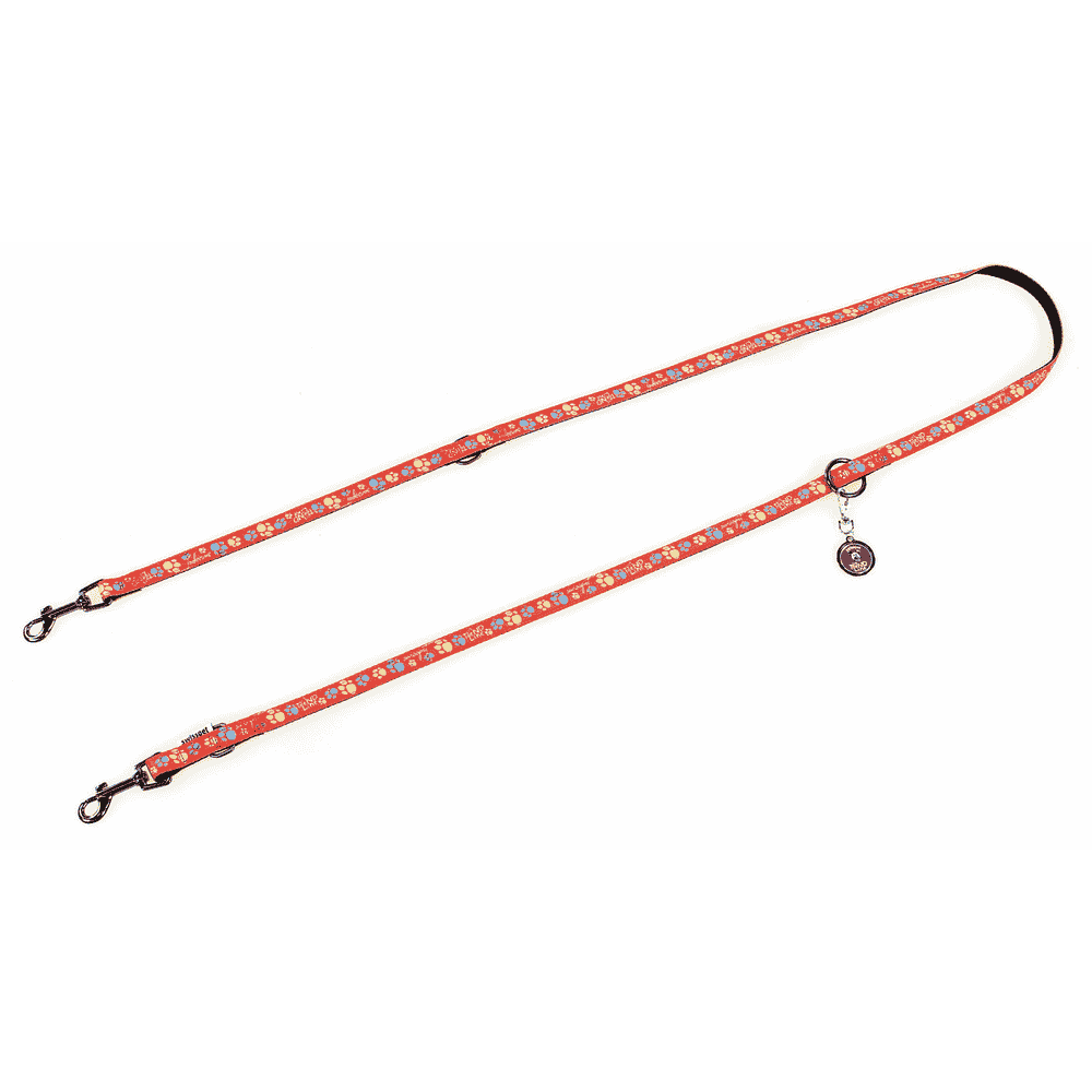 Leash Pfoty, red
