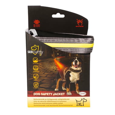 SEECurity Gilet lumineux USB en néoprène XL