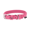 Leather collar pink