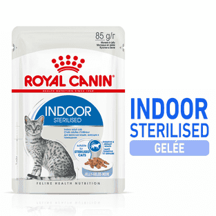 Indoor Sterilised Cat en gelée - sachet