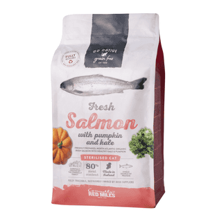 Adult Cat with Fresh Salmon Dry Food