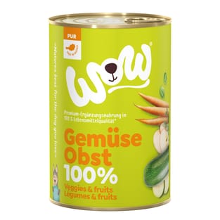 100% PUR Gemüse und Obst