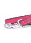 Firenze Vitello Hundeleine aus Leder in pink