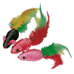 Souris en fil artificiel avec plume