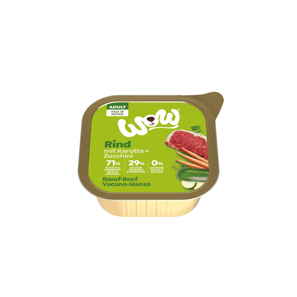 Adult, Boeuf avec Carottes et Courgette