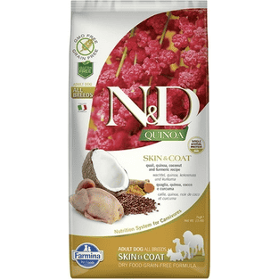 Canine Adult all Breeds Quinoa Skin & Coat Wachtel, Kokos