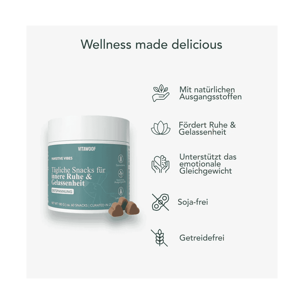 Pawsitive Vibes relaxation snack